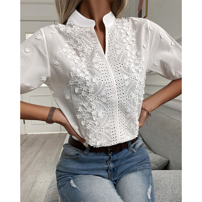 Elegante Damenbluse Baumwolle Modern - BerlinGlamour
