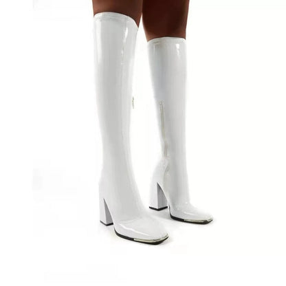 Heidi Stiefel Retro High Heel Schuhe Frauen