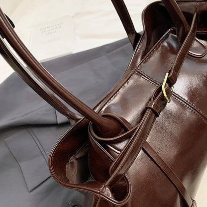 Vegane Handtasche Groß Luxus Damen Ledergürtel Echtlook