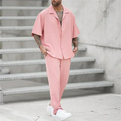 Herren Anzug Zweiteilig Slim Fit Modern