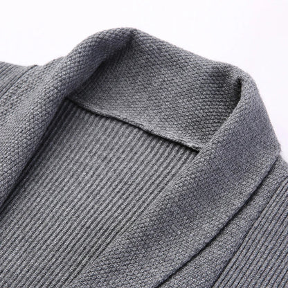 Herren Strickjacke Weich Wolle Bequem
