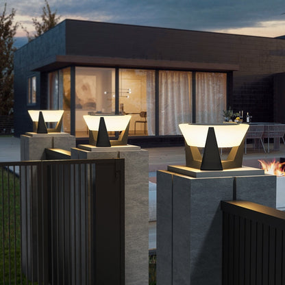 Solar LED Außenlampe Geometrisch Energiereich