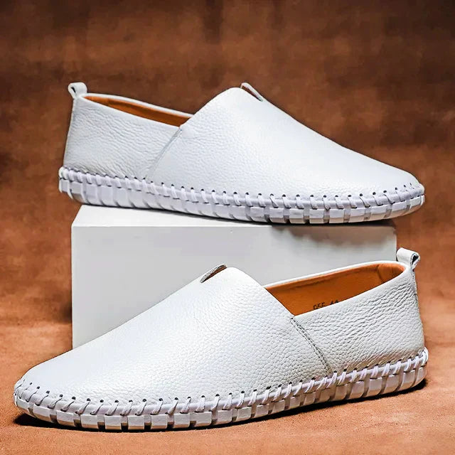 Elegante Herren Loafer aus echtem Leder Schwarz
