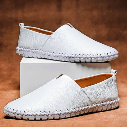 Elegante Herren Loafer aus echtem Leder Schwarz