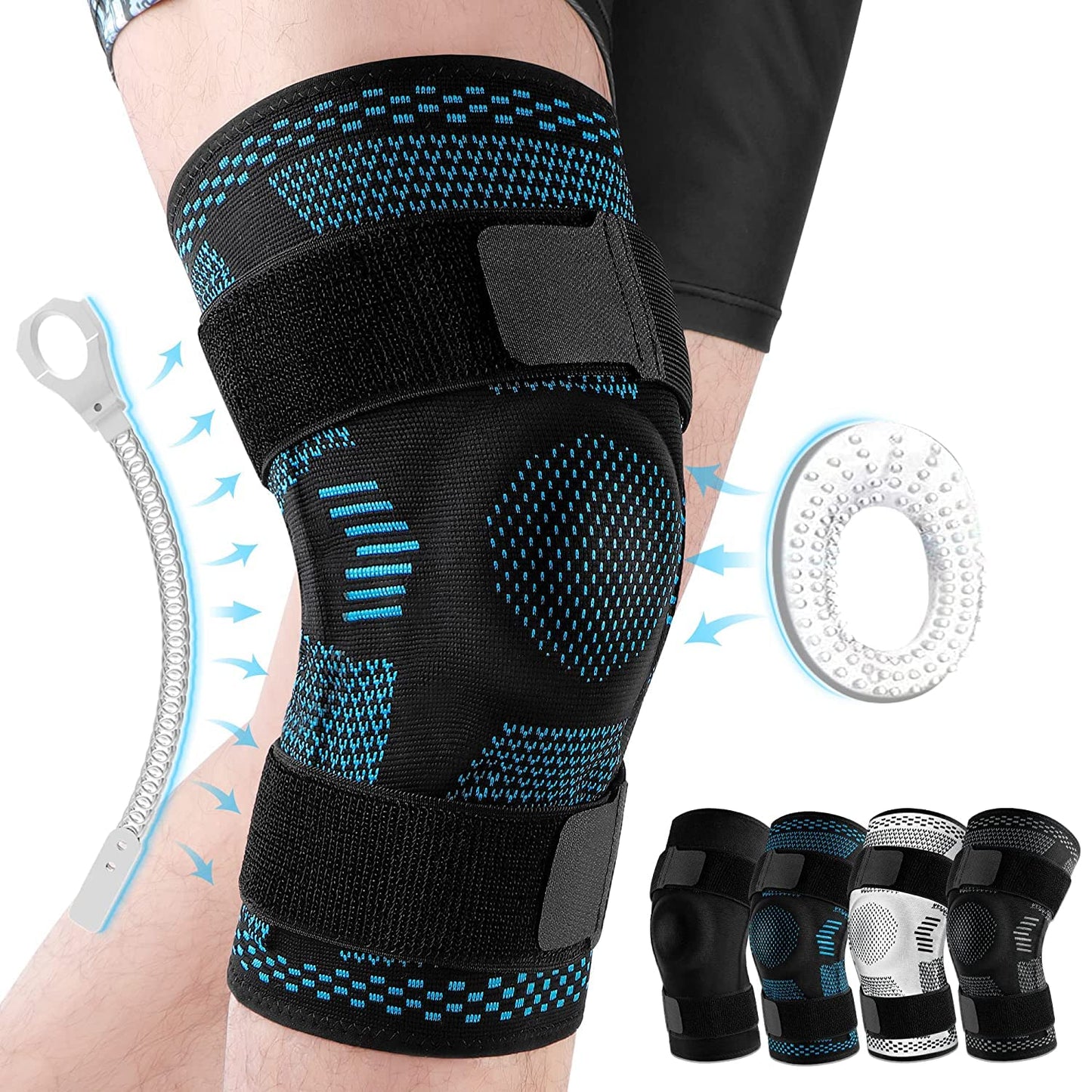 Kniebandage Stabilisator Gel Polster Unterstützung