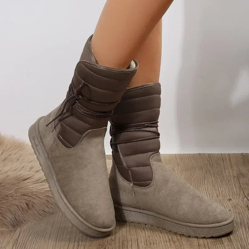 Arvena Boots für Damen – Winterstiefel mit robuster Gummisohle
