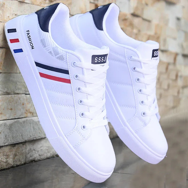 Flache Herrenschuhe Mode Bequem Schwarz - BerlinGlamour