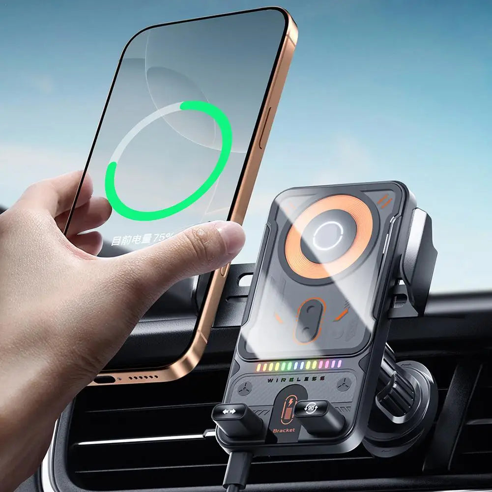 Wireless Auto-Ladestation Kfz-Telefonhalter Mit Klemme - BerlinGlamour