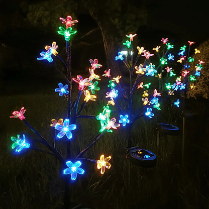 Solar Blumen Wegleuchte Außenbeleuchtung Gartenlampe