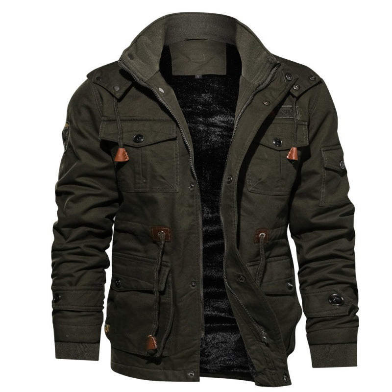Gefütterte Winterjacke Fleece Warm Damen