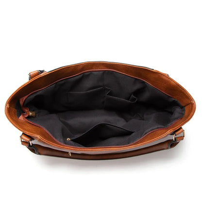 Elegante Damen Leder Handtasche
