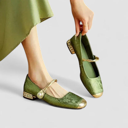 Damen Orthopädische Schuhe Mary Jane Flach Bequem - BerlinGlamour