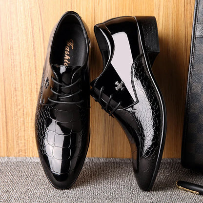Elegante Damen Oxford Schuhe Schwarz Luxus