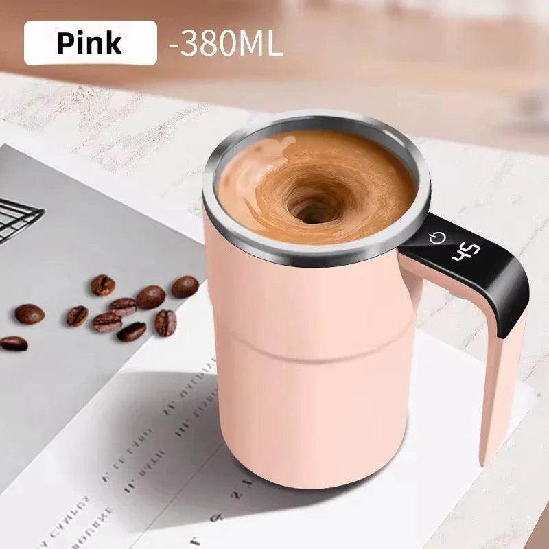 Intelligente Kaffeetasse mit Temperaturanzeige Selbstumrührend