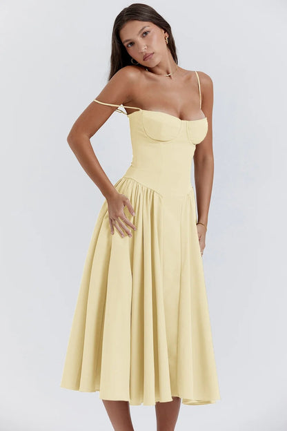 Ärmelloses Damenkleid Sommer Jutte Kleid