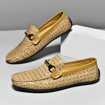 Elegante Herren Loafer aus echtem Leder Schwarz - BerlinGlamour