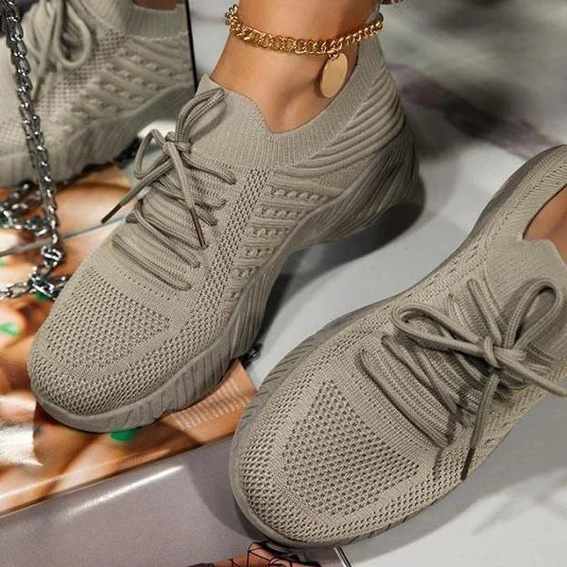 Damen Sneaker Orthopädisch Mesh Bequem