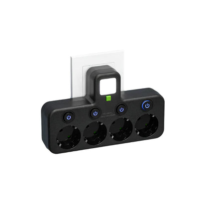 Mehrfachsteckdose mit USB und Typ-C, 2500W, Überspannungsschutz