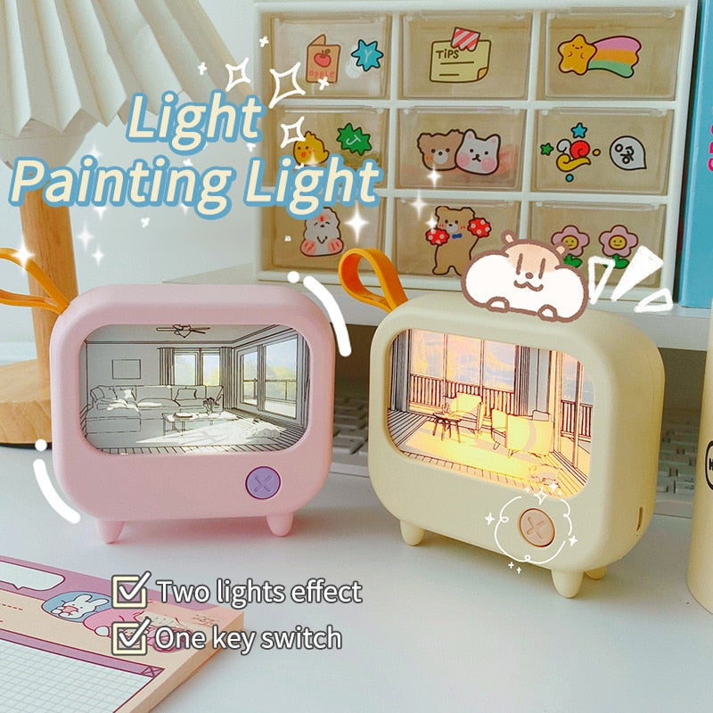 Kunstlampe Mini Nachttischleuchte Modern Dekor