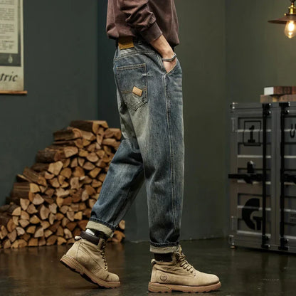 Herren Jeans Vintage Style Lässig Casual