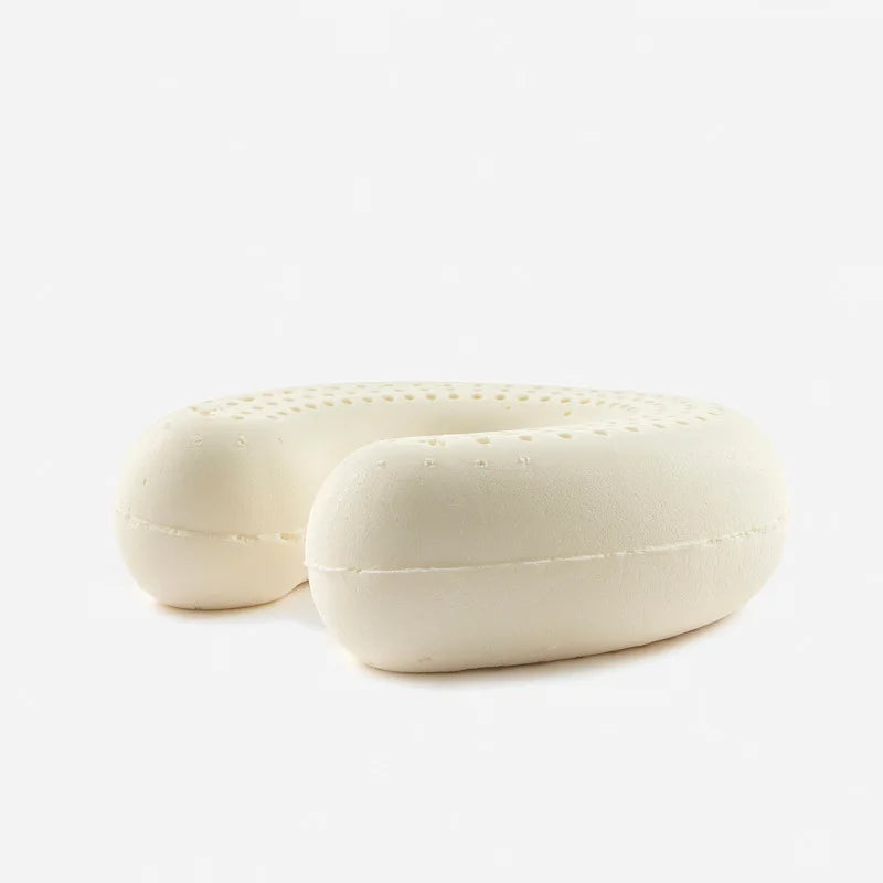 Atmungsaktives Nackenkissen Naturlatex U-förmig Ergonomisch