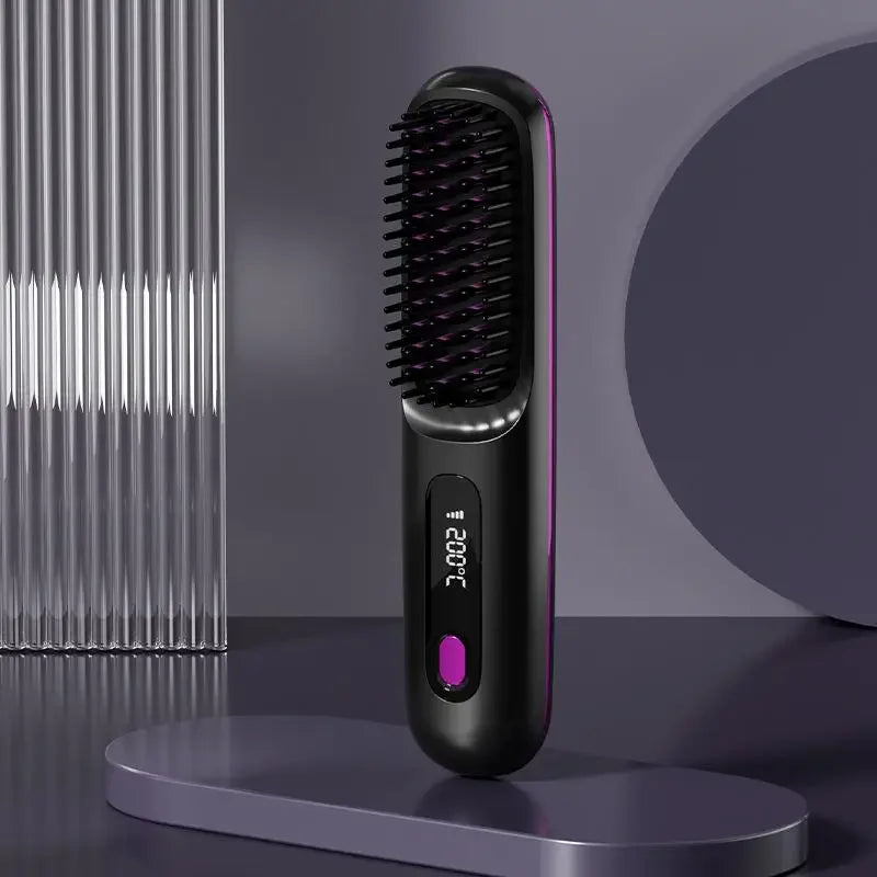 Kabelloses Haarglätteisen USB Keramik Ionen Glätter - BerlinGlamour