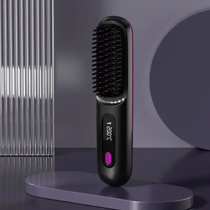 Kabelloses Haarglätteisen USB Keramik Ionen Glätter - BerlinGlamour