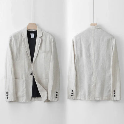 Leinenblazer Herren Leicht Sommer Modern