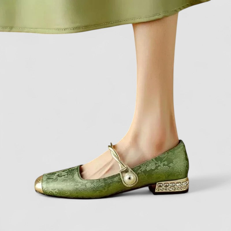 Damen Orthopädische Schuhe Mary Jane Flach Bequem