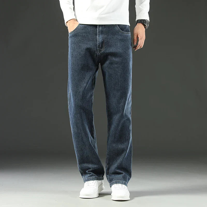 Herren Jeans Weit Bequem Relaxed Fit