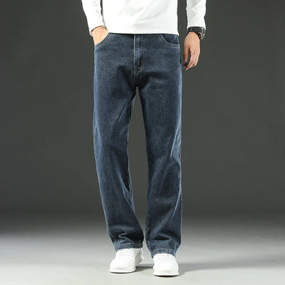 Herren Jeans Weit Bequem Relaxed Fit
