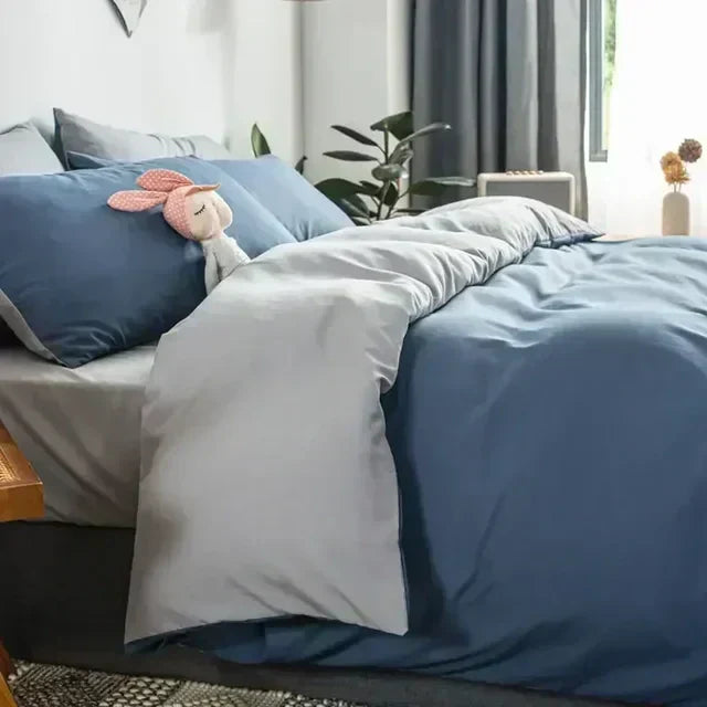 DuoDream Bettdecke - Stylische Wendebettwäsche Komfortabel Modern