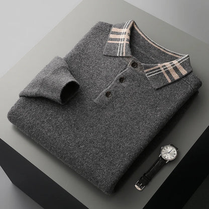 Herren Strickpullover Klassisch Winter Warm