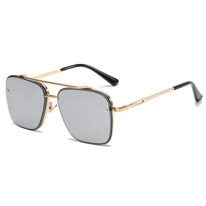 Herren Sonnenbrille Pilotenstil Quadratisch Trendy
