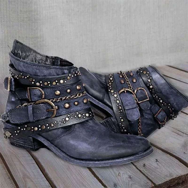 Luther Herren Stiefel im Vintage Retro-Stil