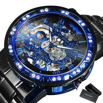 Titan Skelettuhr Mechanisch Leuchtend Elegant