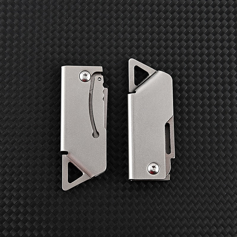 Edelstahl Mini-Messer Faltbar Survival Tool