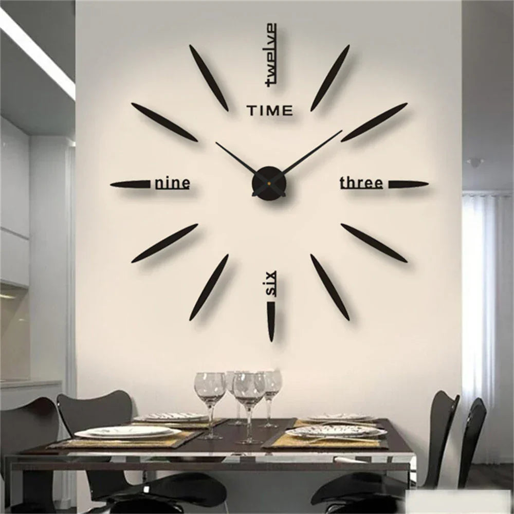 Moderne Acryl Wanduhr Groß Einzigartig Stil - BerlinGlamour