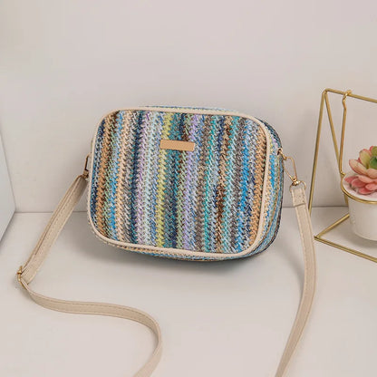 Mehrfarbige Damen-Umhängetasche Modern Elegent Sommerlich