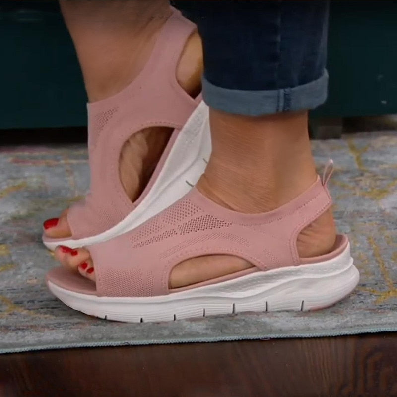 Damenschuhe Mit Ergonomischem Fußbett Mesh Bequem