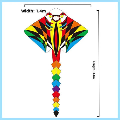 Bunter Drachen Longtail Regenbogen Outdoor Spielzeug