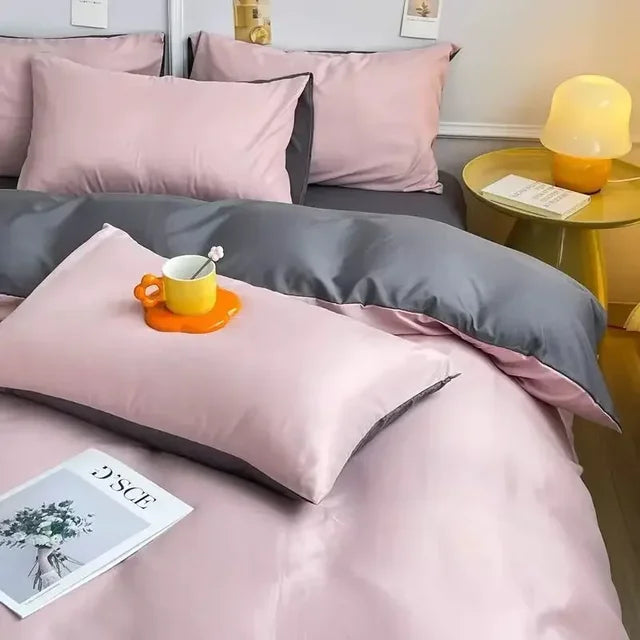 DuoDream Bettdecke - Stylische Wendebettwäsche Komfortabel Modern