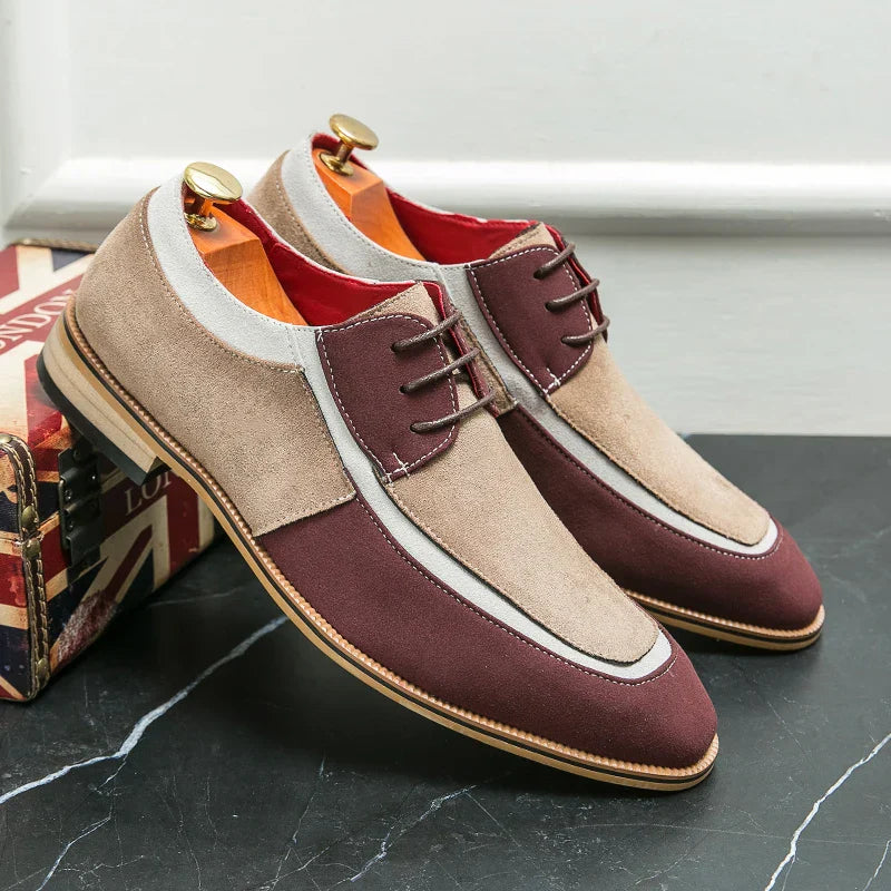 Herren Schuhe Wildleder Braun Elegant