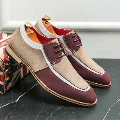 Herren Schuhe Wildleder Braun Elegant