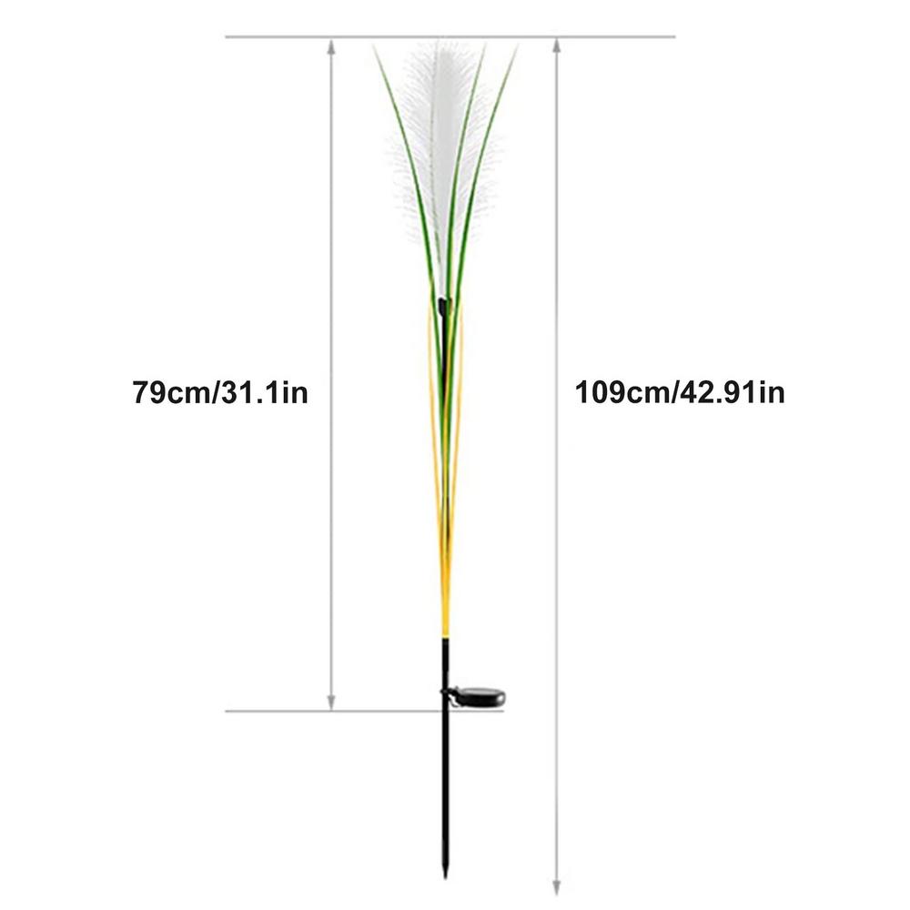 Wasserdichte Solar-Gartenleuchte Faser Optik