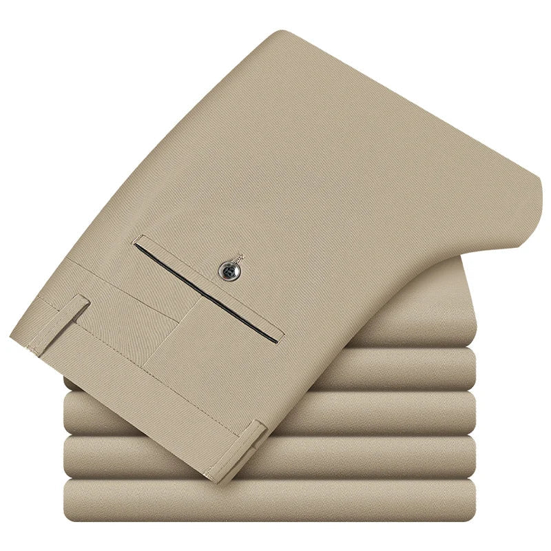 Schlanke Herren Anzughosen Slim Fit Premium Qualität