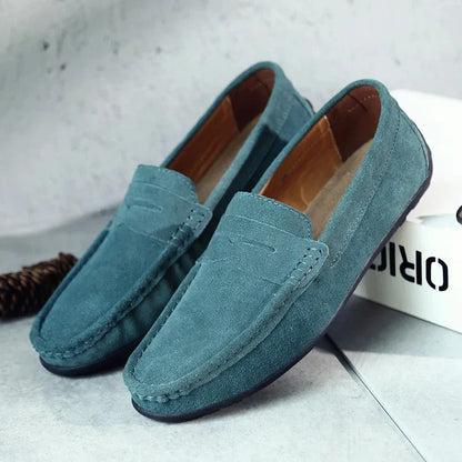 Herren Slip-On Loafers Braun Frühling Schuhe