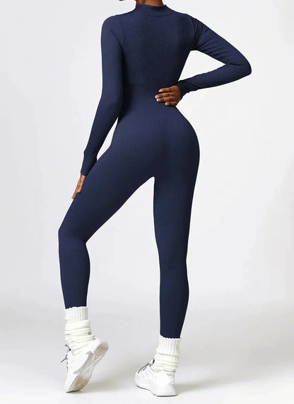 Aktiver Jumpsuit Stretch Damen Sportanzug