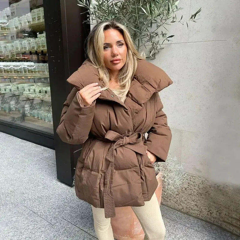Dünne Pufferjacke Frauen Lina Warm - BerlinGlamour