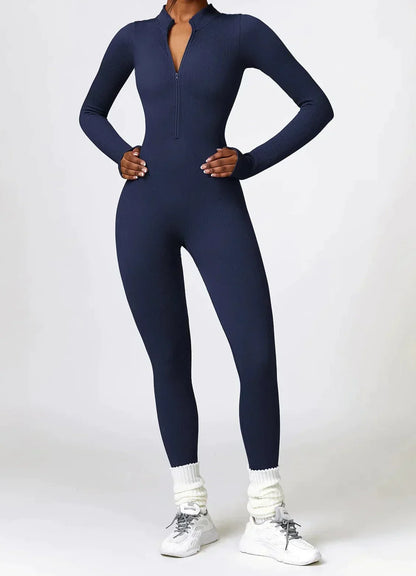 Aktiver Jumpsuit Stretch Damen Sportanzug